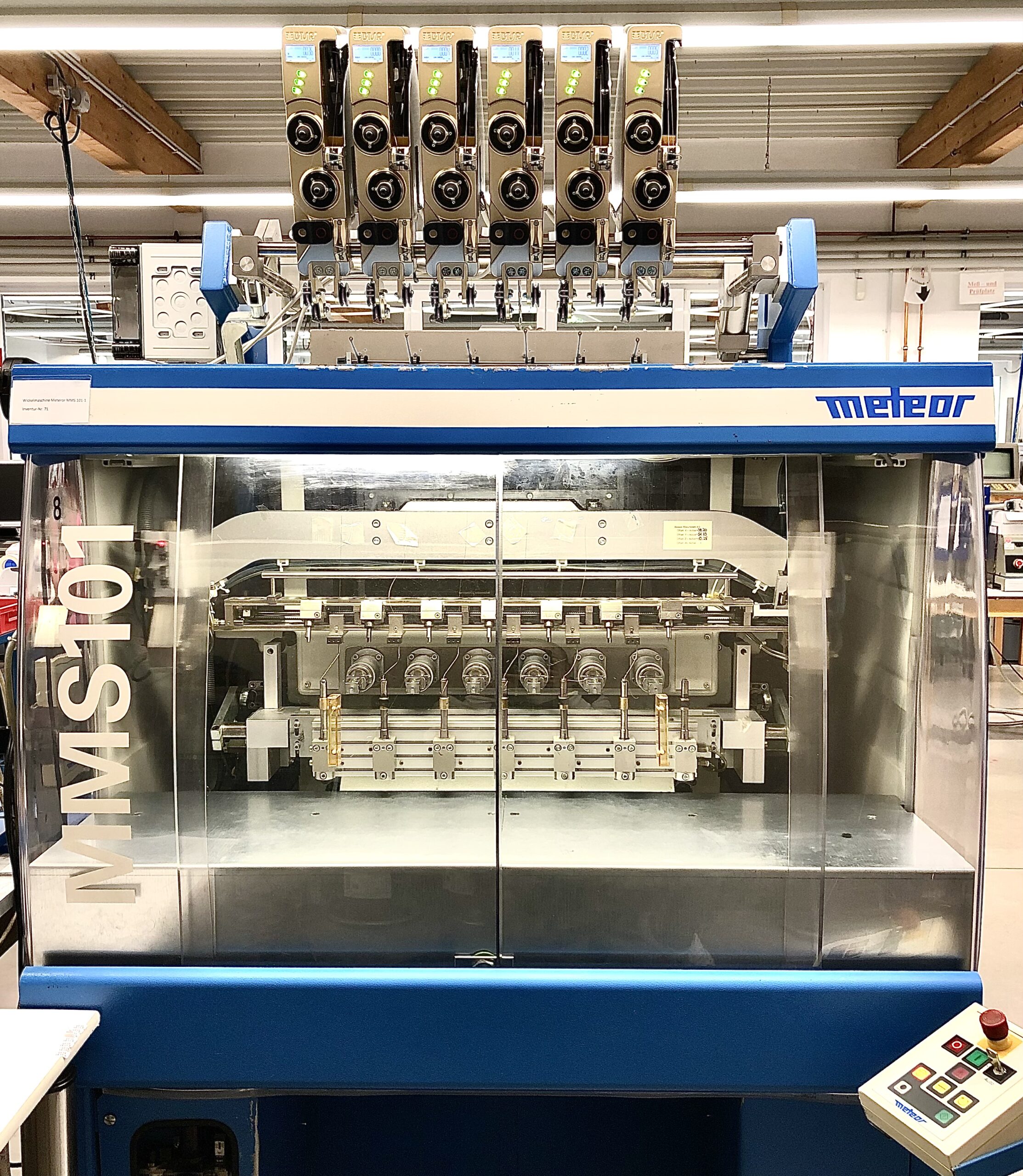 Wickelmaschine halb- bzw. vollautomatische Wickelmaschine